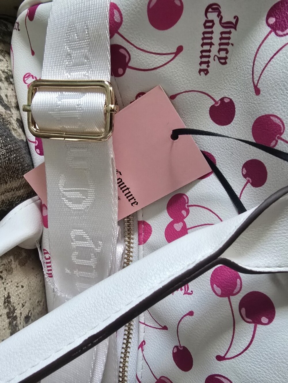 Juicy Couture Cherry on Top Weekender Duffle Bag NWT - Picture 5 of 9
